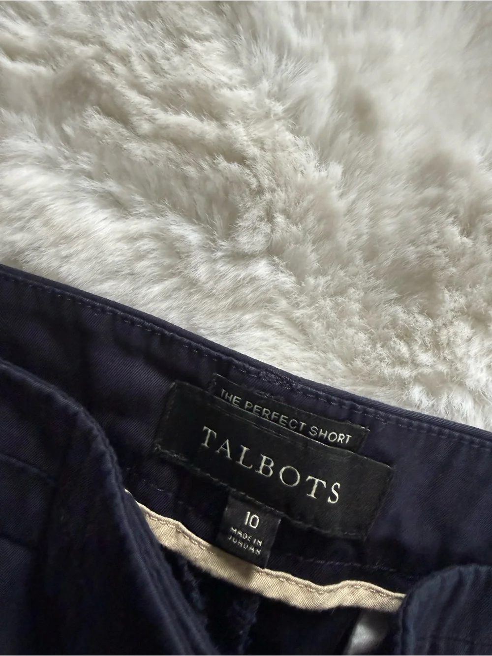 NWOT Talbots Navy Perfect Shorts